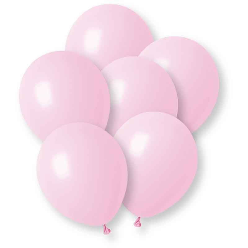 10PK 12in MACARON PINK BALLOONS