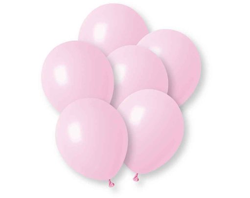 10PK 12in MACARON PINK BALLOONS