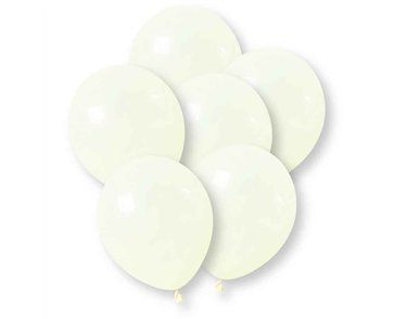 10PK 12in MACARON YELLOW BALLOONS