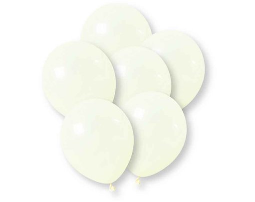 10PK 12in MACARON YELLOW BALLOONS