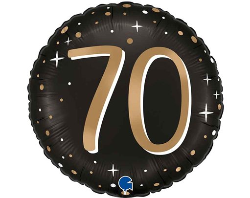 18in SPARKLING 70 FOIL BALLOON