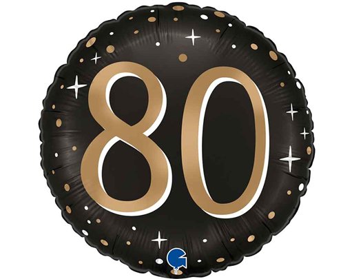18in SPARKLING 80 FOIL BALLOON