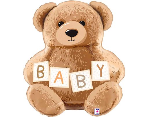 30in BABY TEDDY BEAR FOIL BALLOON