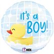 18in IT'S A BOY RUBBER DUCKY FOIL BALLOON