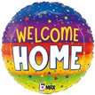 18in WELCOME HOME STREAMERS FOIL BALLOON