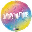 18in CONGRATS OMBRE FOIL BALLOON