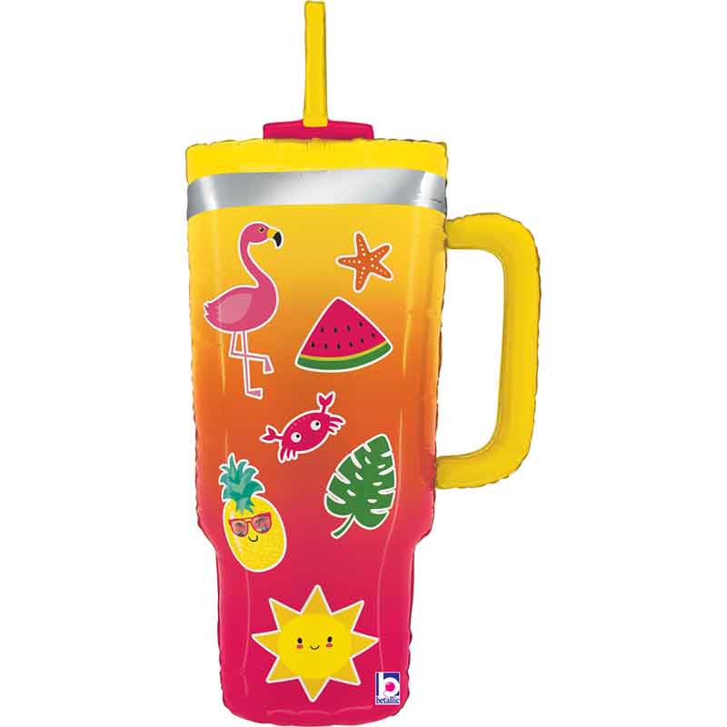 38in SUMMER TUMBLER FOIL BALLOON