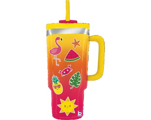 38in SUMMER TUMBLER FOIL BALLOON