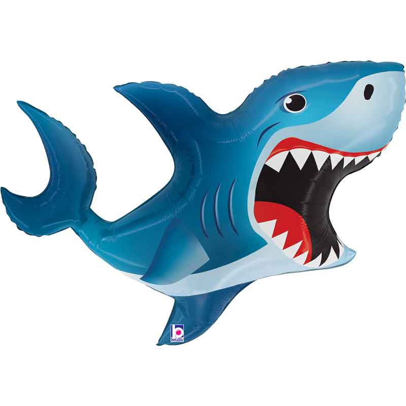 39in SHARK FOIL BALLOON