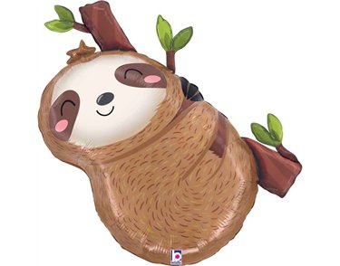 33in CUTE SLOTH FOIL BALLOON