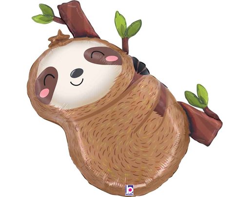 33in CUTE SLOTH FOIL BALLOON