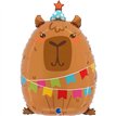 28in PARTY CAPYBARA FOIL BALLOON