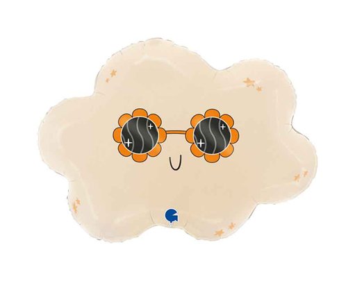 30in GROOVY CLOUD FOIL BALLOON