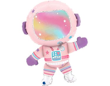 36in LADY ASTRONAUT FOIL BALLOON
