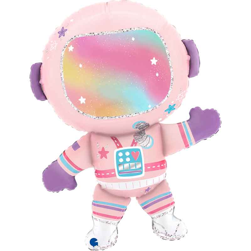 36in LADY ASTRONAUT FOIL BALLOON