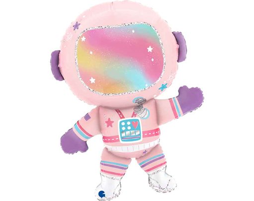36in LADY ASTRONAUT FOIL BALLOON