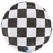 18in CHECKERBOARD FOIL BALLOON