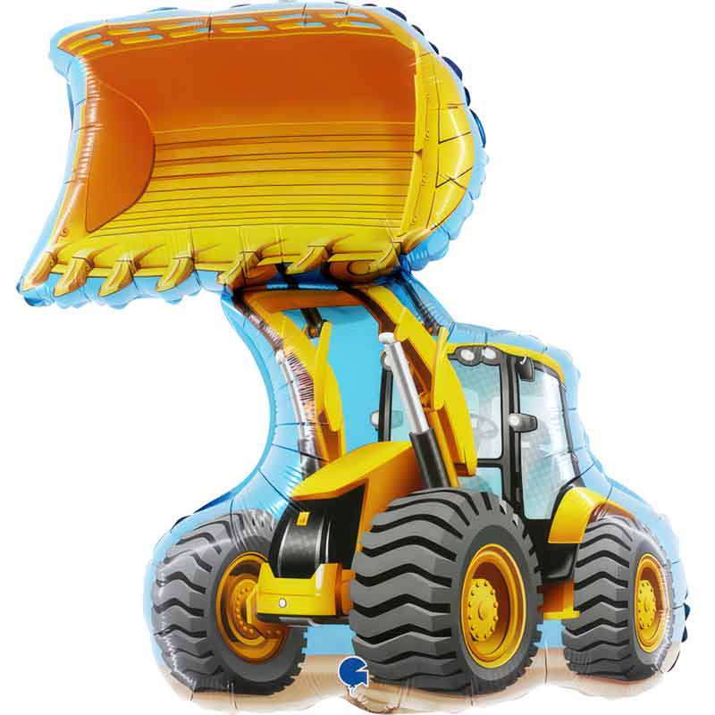 38in BULLDOZER FOIL BALLOON