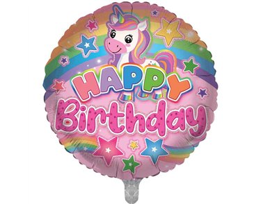 18in HAPPY BIRTHDAY FOIL BALLOON