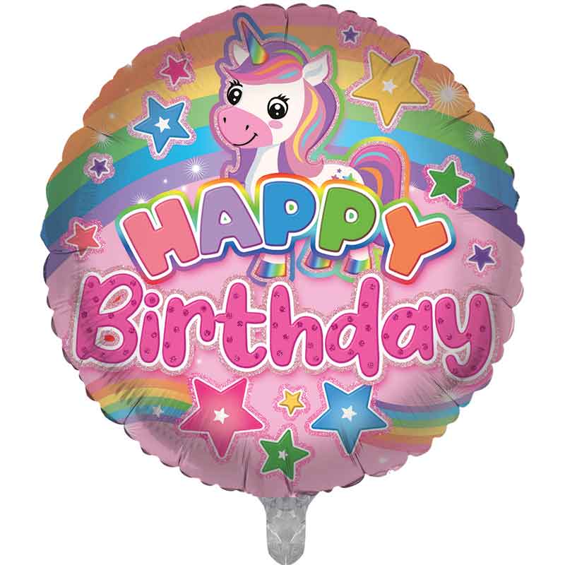 18in HAPPY BIRTHDAY FOIL BALLOON