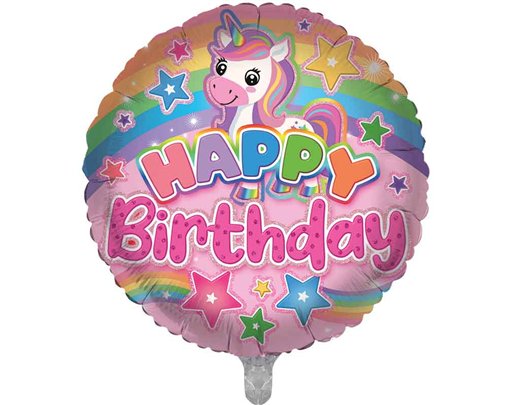 18in HAPPY BIRTHDAY FOIL BALLOON