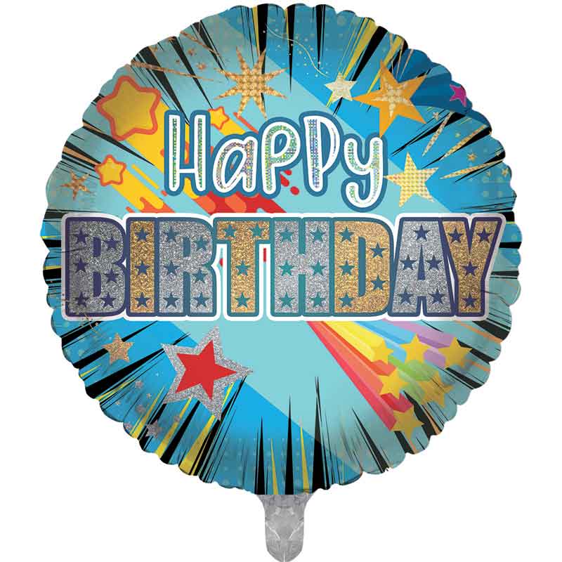 18in HAPPY BIRTHDAY FOIL BALLOON