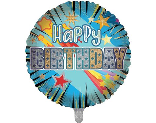 18in HAPPY BIRTHDAY FOIL BALLOON