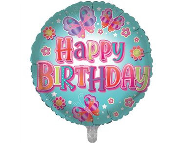 18in HAPPY BIRTHDAY FOIL BALLOON