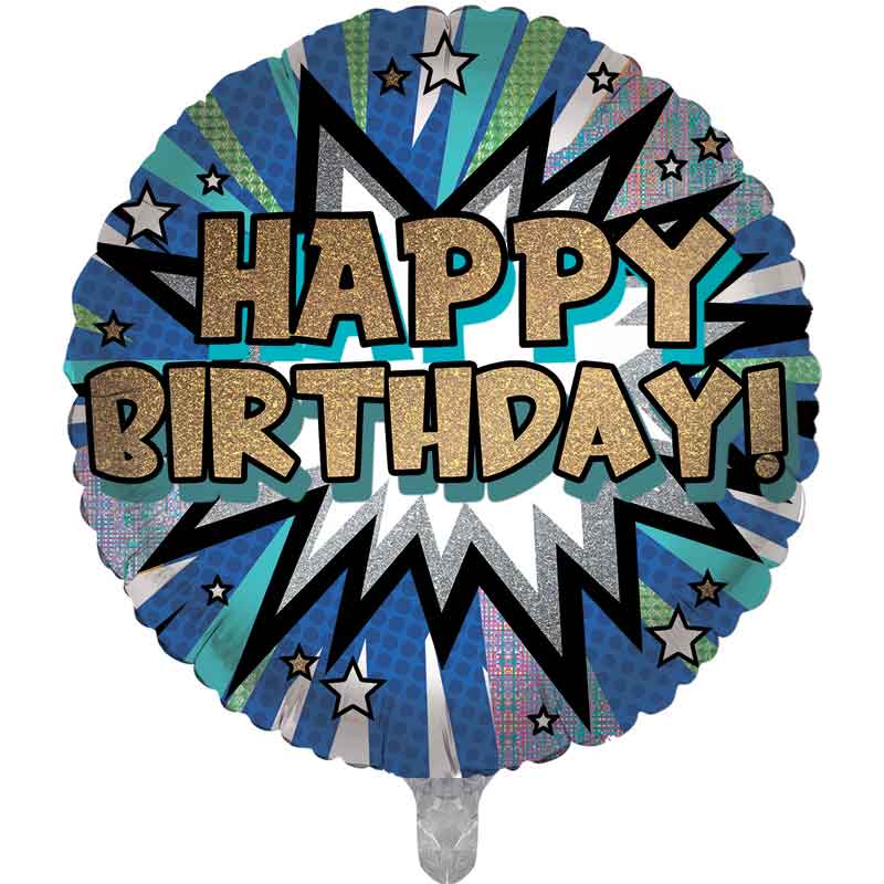 18in SUPER BIRTHDAY FOIL BALLOON