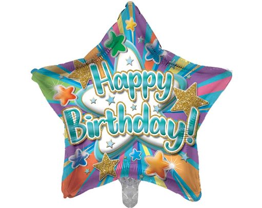 18in HAPPY BIRTHDAY FOIL BALLOON