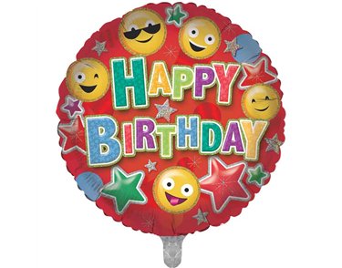 18in HAPPY BIRTHDAY FOIL BALLOON