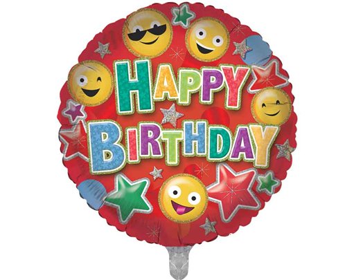18in HAPPY BIRTHDAY FOIL BALLOON