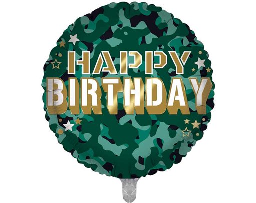 18in HAPPY BIRTHDAY FOIL BALLOON