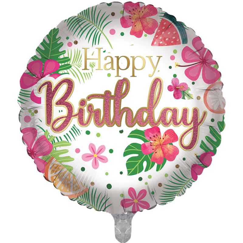 18in HAPPY BIRTHDAY FOIL BALLOON