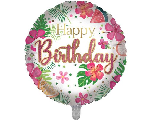 18in HAPPY BIRTHDAY FOIL BALLOON