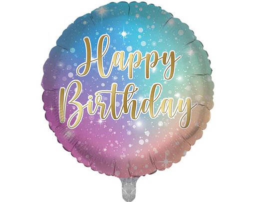 18in HAPPY BIRTHDAY FOIL BALLOON