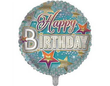 18in HAPPY BIRTHDAY FOIL BALLOON