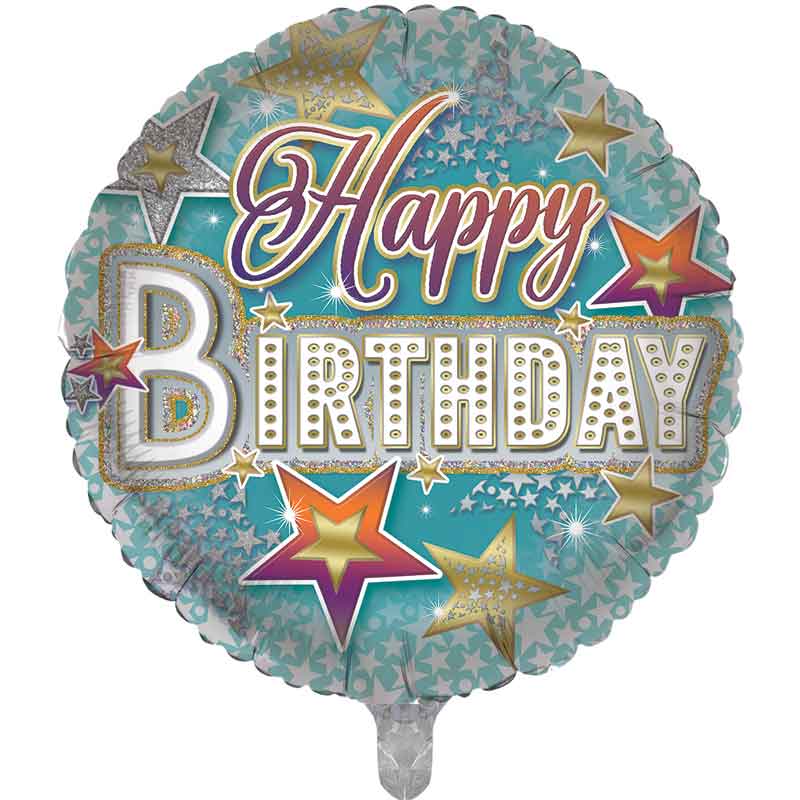 18in HAPPY BIRTHDAY FOIL BALLOON