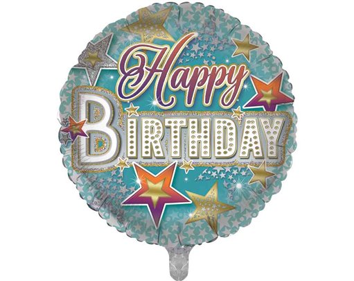 18in HAPPY BIRTHDAY FOIL BALLOON