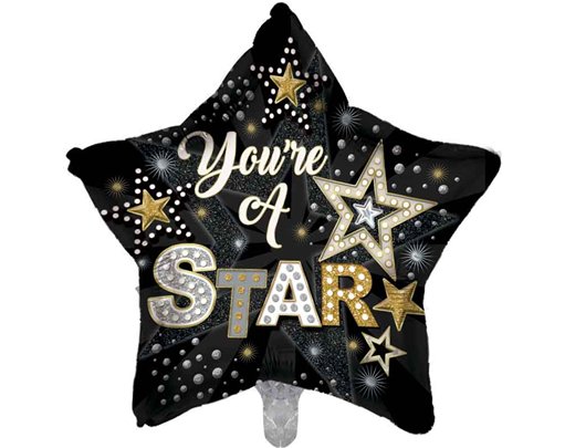 18in YOU'RE A STAR FOIL BALLOON