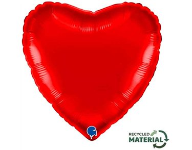 18in RED HEART FOIL BALLOON