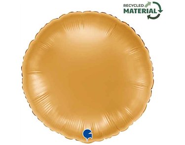 18in GOLD ROUND FOIL BALLOON