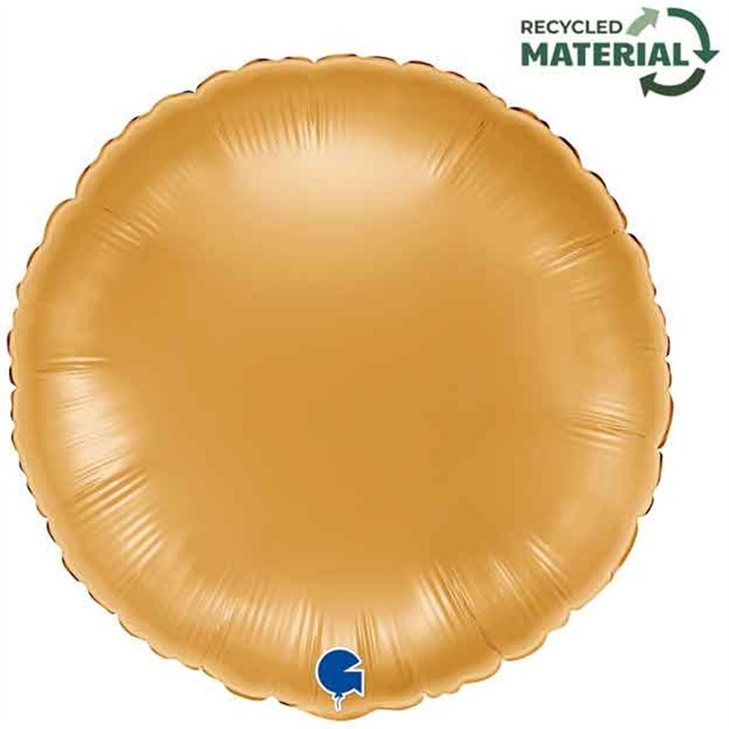 18in GOLD ROUND FOIL BALLOON