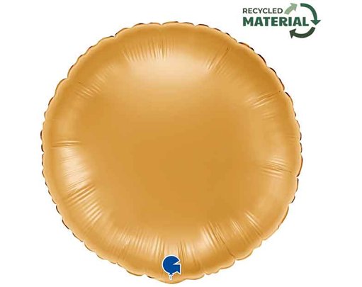 18in GOLD ROUND FOIL BALLOON