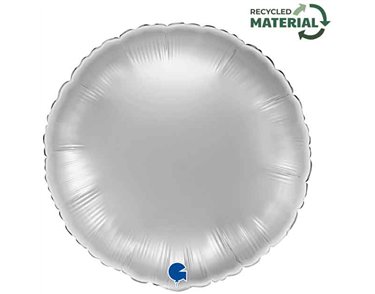 18in SILVER ROUND FOIL BALLOON