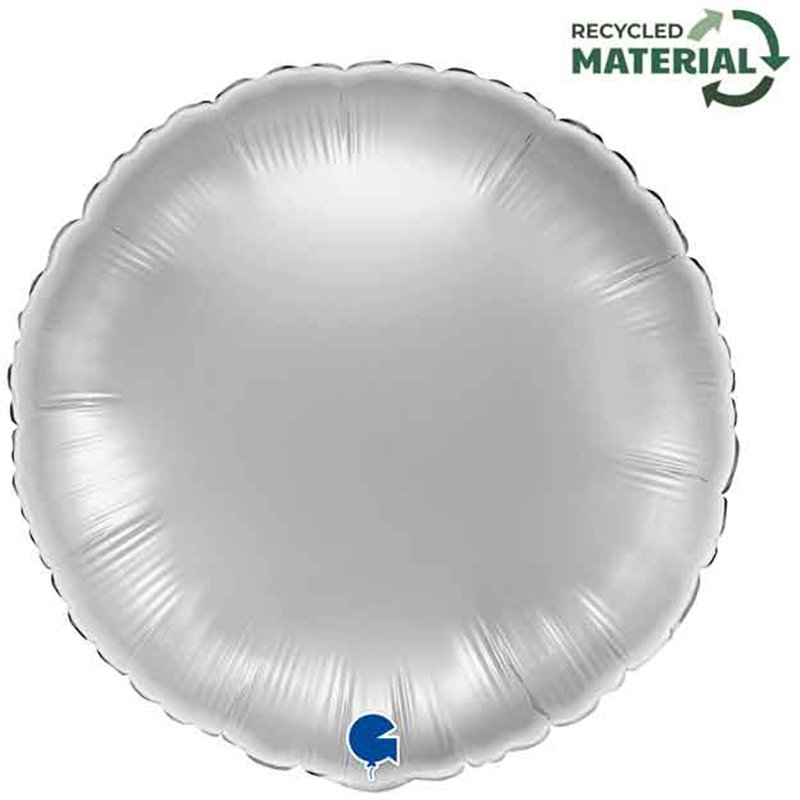 18in SILVER ROUND FOIL BALLOON