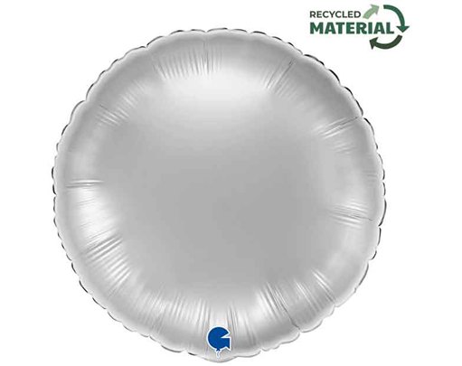 18in SILVER ROUND FOIL BALLOON