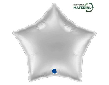 18in SILVER STAR FOIL BALLOON