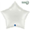 18in WHITE STAR FOIL BALLOON