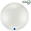 31in WHITE ROUND FOIL BALLOON